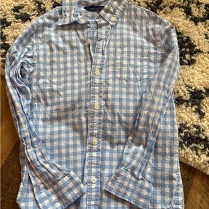 Men's Blue Gingham Shirt